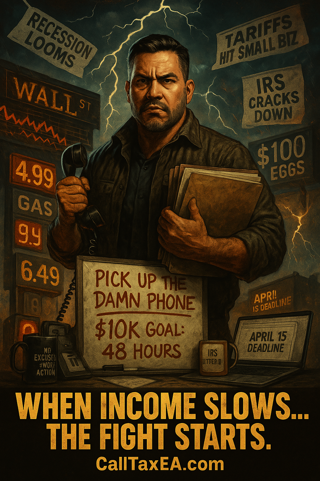 WHEN INCOME SLOWS, MOST ENTREPRENEURS DO THE WRONG DAMN THING