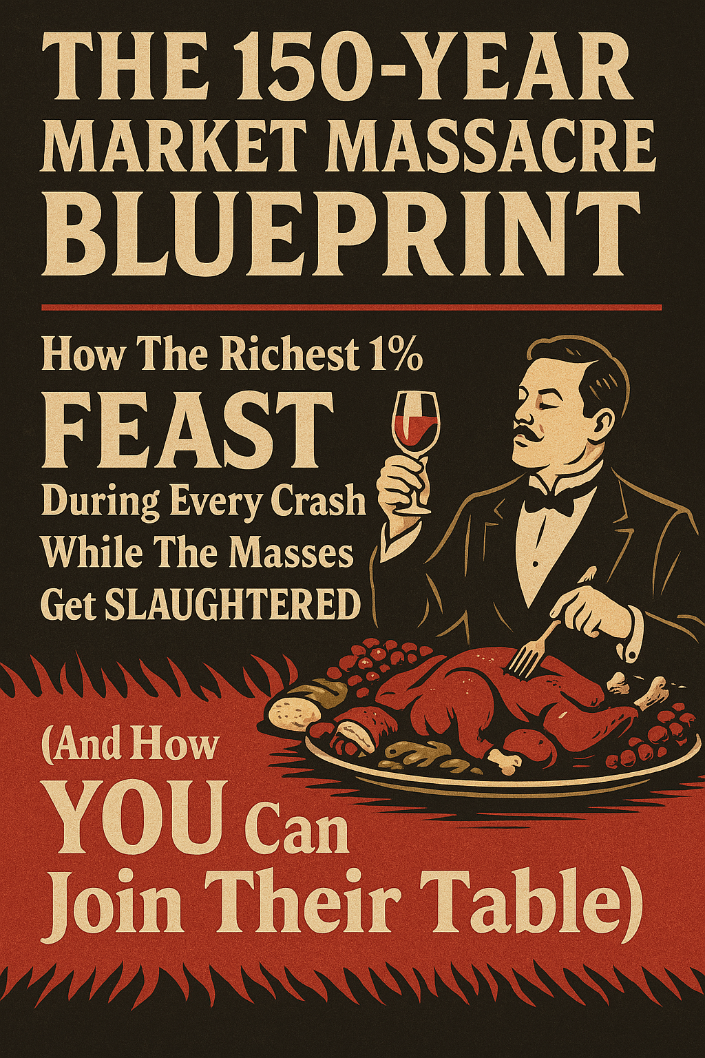 THE 150-YEAR MARKET MASSACRE BLUEPRINT: How The Richest 1% FEAST During Every Crash While The Masses Get SLAUGHTERED (And How YOU Can Join Their Table)