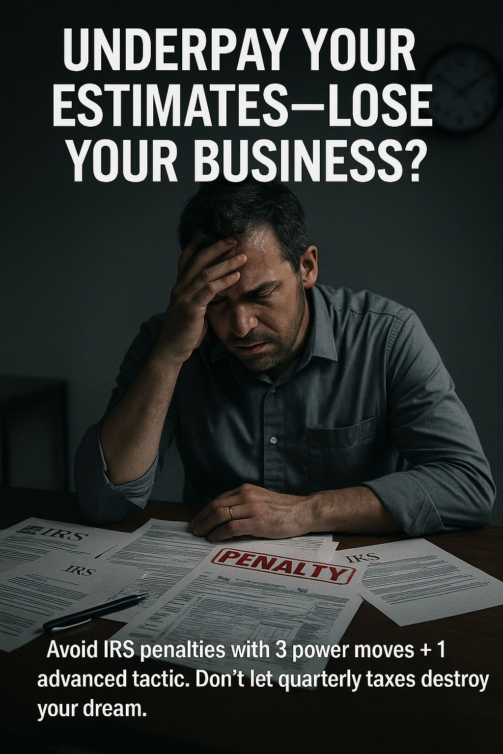 How Smart Entrepreneurs Never Get Blindsided by Estimated Tax Penalties